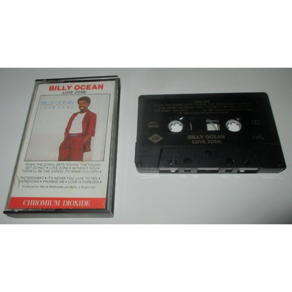 Billy Ocean - Love Zone on cassette (Jive Records, 1986)